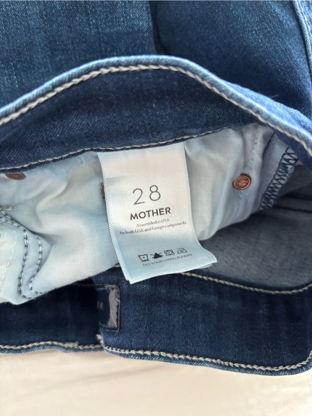 Mother The Insider Ankle Jeans High Waisted Size 28 The Road To Paradise Bootcut - Picture 7 of 9